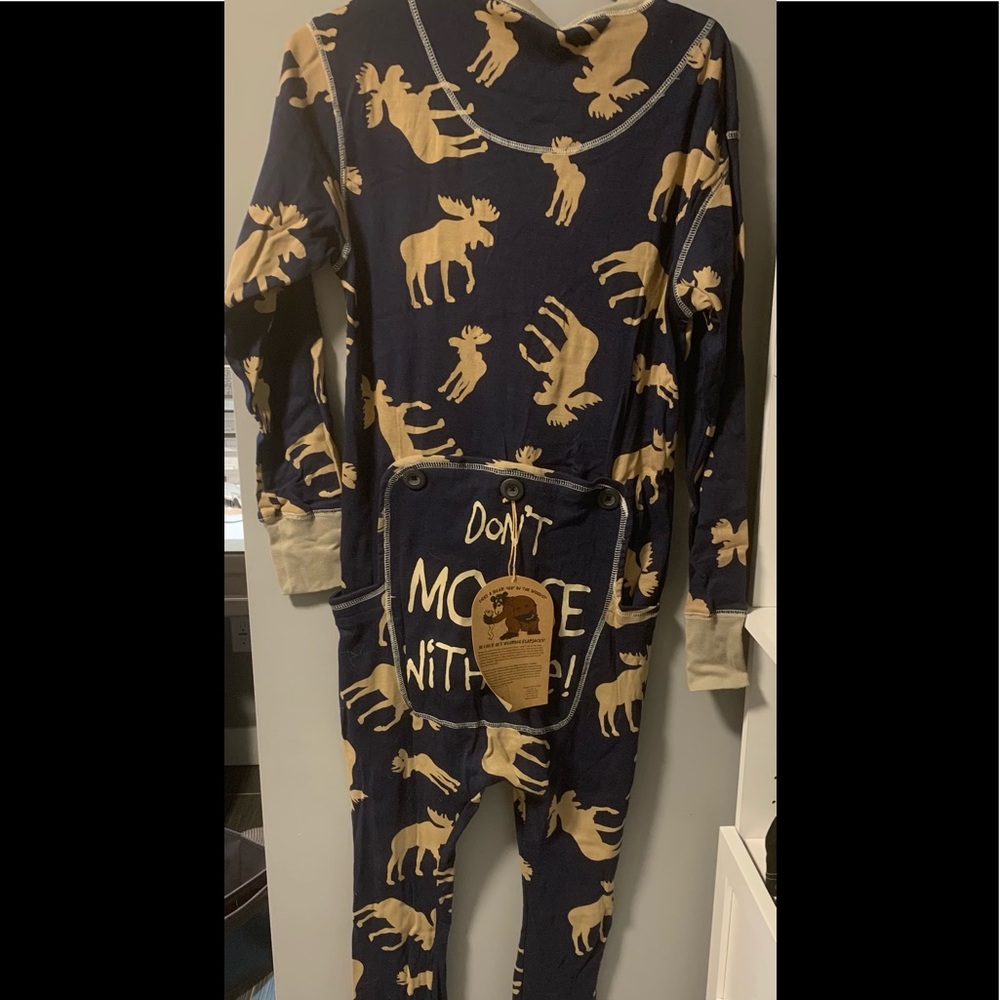 BNWT Dont Moose With Me Flapjack One Piece Pajamas